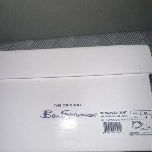 🆕 | Ben Sherman | Gray Bradford Chukka Sneaker | Size 3 & 4 - Picture 6 of 8